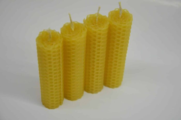 4.gab tītas bišu vaska sveces 10 cm x 2.5 cm - Image 3