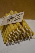 40.gab tītas bišu vaska sveces 10cm x 1cm - Image 3