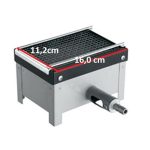 Infrasarkanais gāzes sildītājs 1.8 kW komplekts ar šļūteni, reduktoru un savienotājiem - Image 3