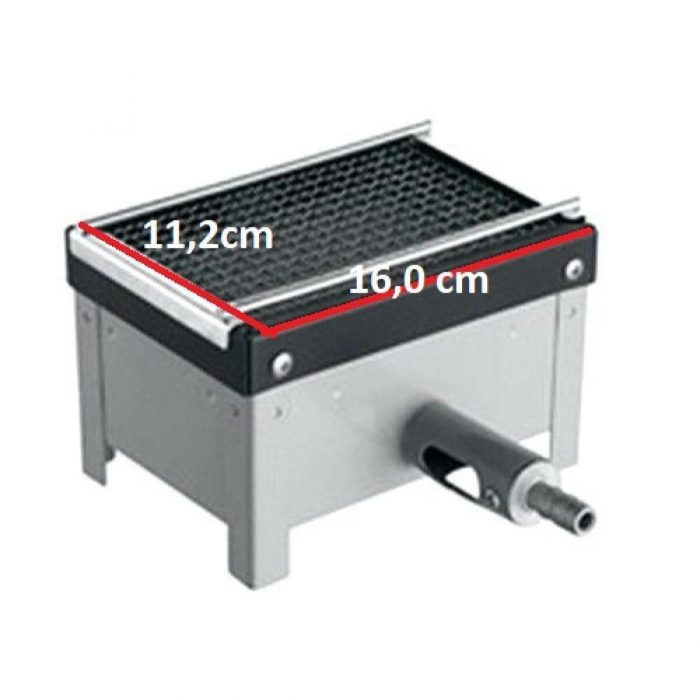 Infrasarkanais gāzes sildītājs 1.8 kW komplekts ar šļūteni, reduktoru un savienotājiem - Image 3