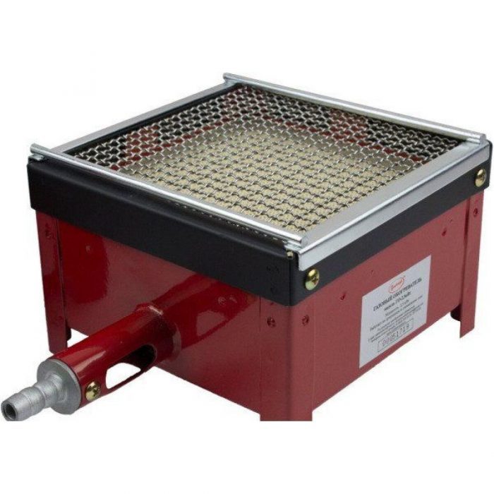 Infrasarkanais gāzes sildītājs 2.5 kW komplekts ar šļūteni, reduktoru un savienotājiem - Image 2