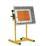 Infrasarkanais gāzes sildītājs 2,9 kW komplekts ar aizsardzību pret noplūdi, šļūteni, reduktoru un savienotāju skavām - Image 2