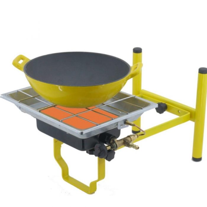 Infrasarkanais gāzes sildītājs 2,9 kW komplekts ar aizsardzību pret noplūdi, šļūteni, reduktoru un savienotāju skavām - Image 3